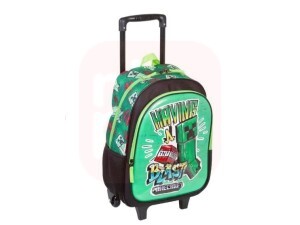 Mochila com Rodas Game 3D Minecraft - 
